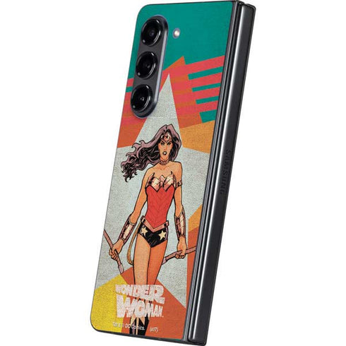 DC Comics Wonder Woman New 52 Comic Cover #23 Art By Cliff Chiang Galaxy Z Fold5 5G Skin